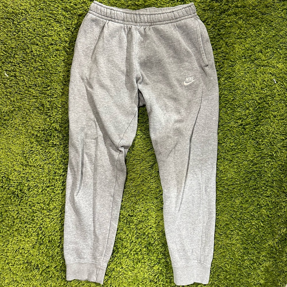 Mens Nike Grey Sweatpants Activewear Joggers Size S Tapered Leg